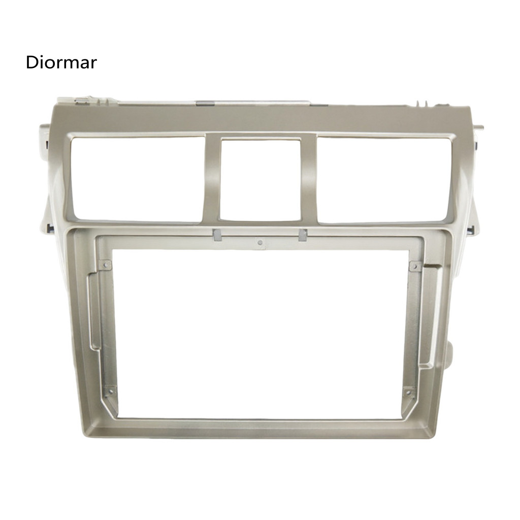Automotive Upgrade Console Trim Cover 9 Inch Car Radio Fascia Frame for Toyota Vios 2008-2013 Navigation Panel Stereo In