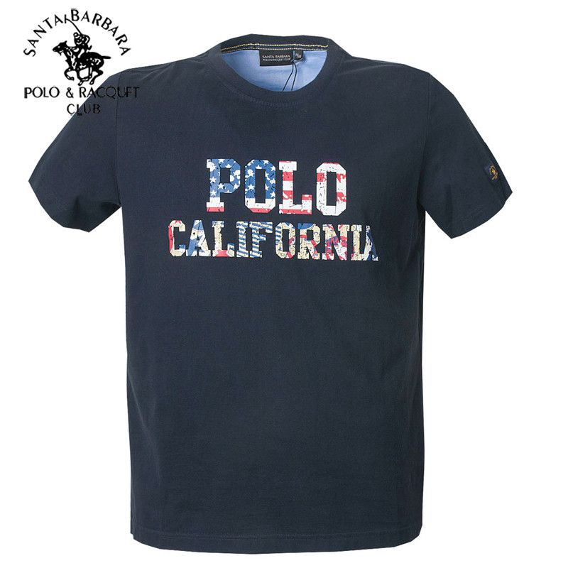 Saint Paul Camisa masculina de fundo primavera verão estampada camiseta de algodão puro Casual gola redonda manga curta