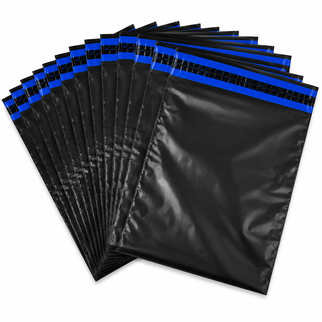 Embalagem de Envio 15x20 Preto 1000 Unidades com Fechamento Adesivo