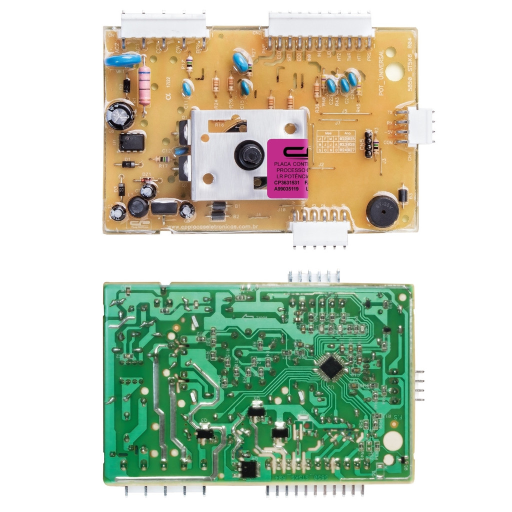 Placa Controladora Digital De Processo Compatível LR Potencia Electrolux Automática 12Kg Modelo LAC12 Bivolt