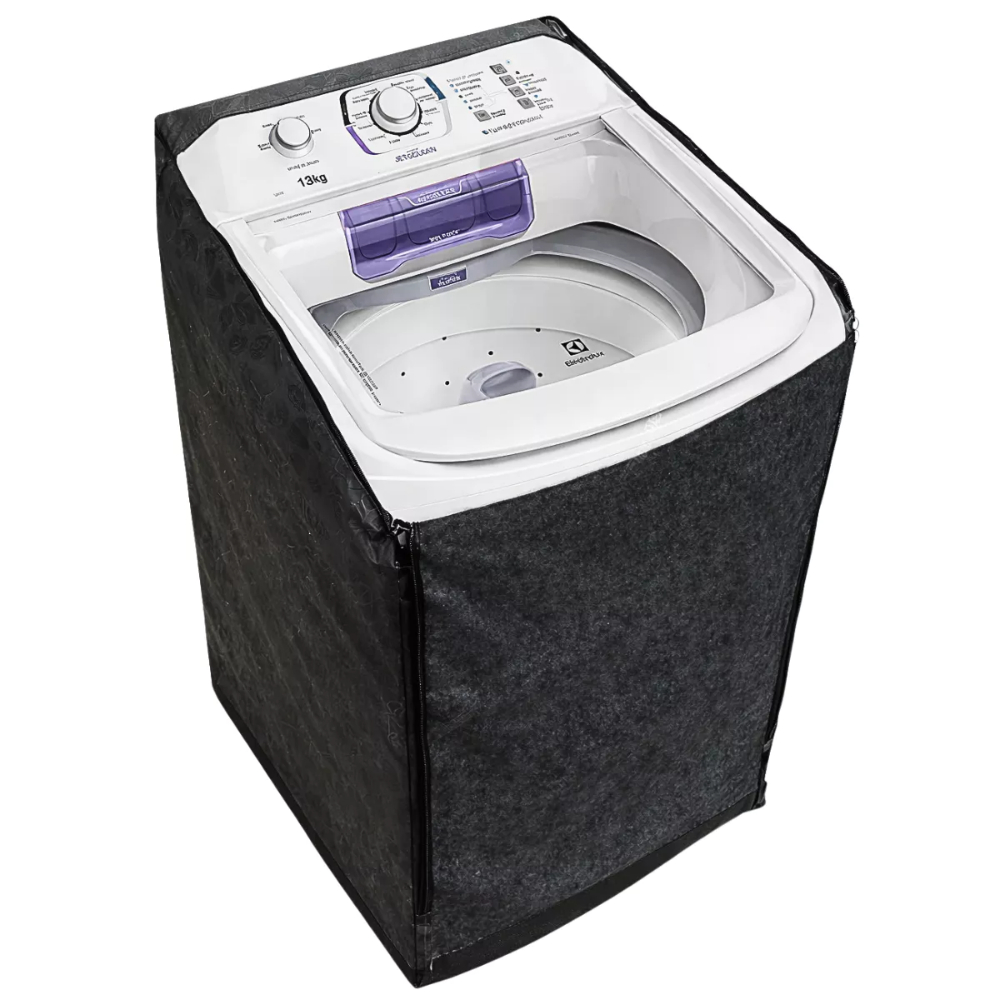 Capa Maquina Lavar Electrolux 12 Kg Lac12 Abertura e Fechamento Em Ziper