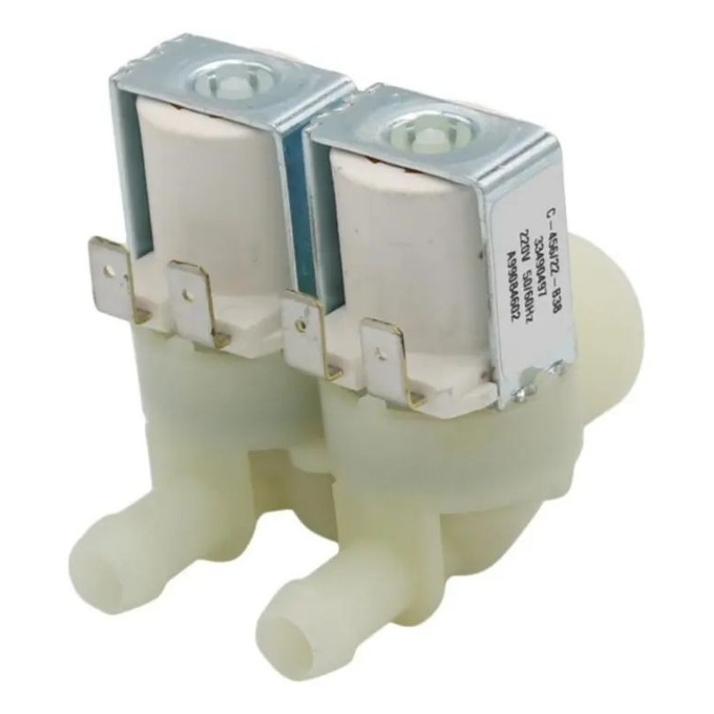 Válvula Entrada Dupla Eletrolux Lac11 Lac12  Lac16 Lac09 Lap16 Lpr13 Lpr16 127v Original A99084601 A99084601