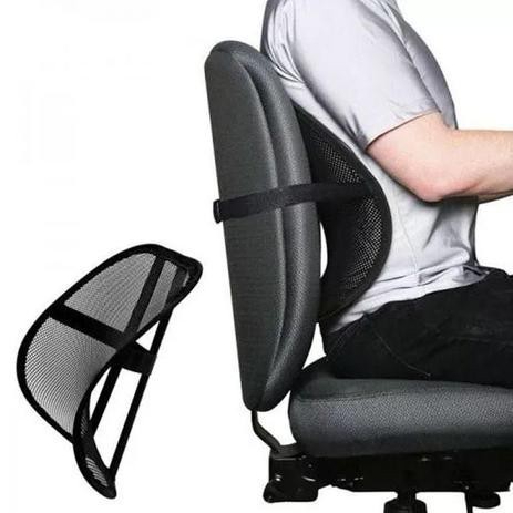 Encosto Lombar Ergonômico para Cadeira Banco de Carro e Home Office