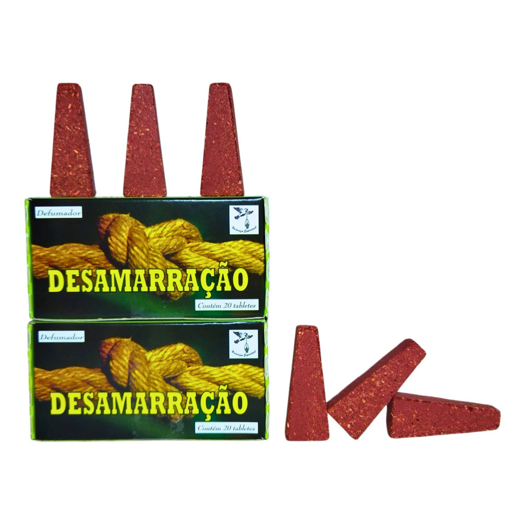 2 Caixas De Defumador Natureza Espiritual Desamarração - Liberação Energética