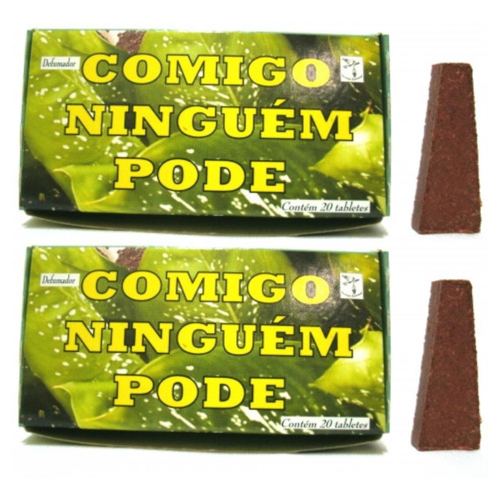 2 Caixas Defumador Natureza Espiritual - Comigo Ninguém Pode