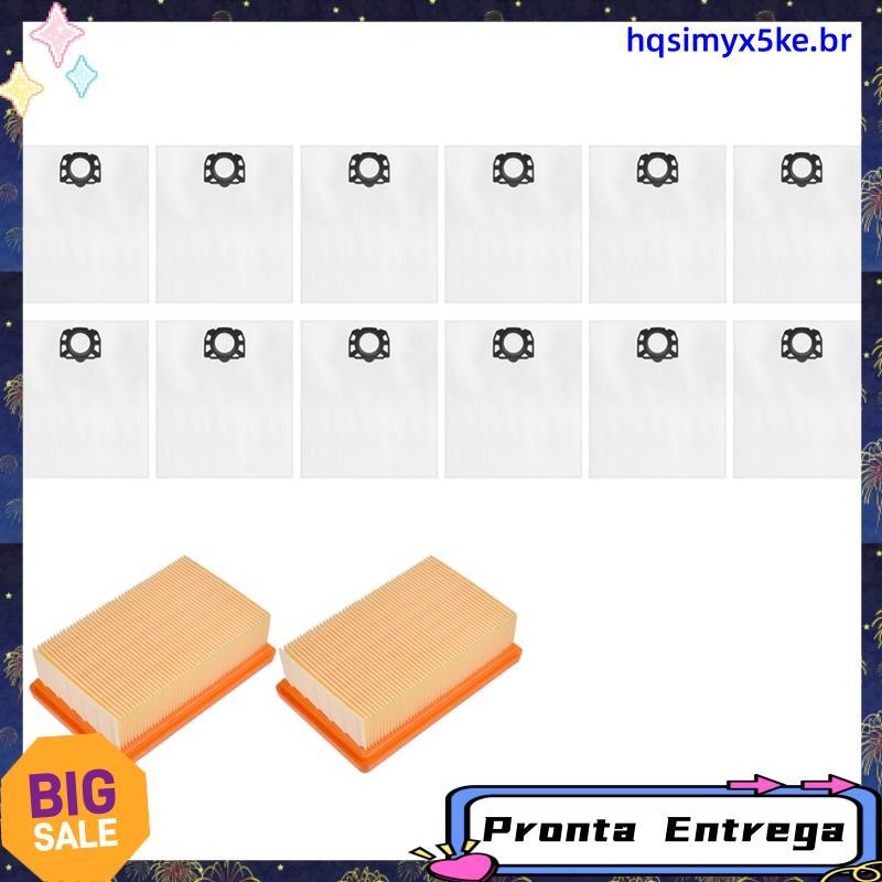 Para WD4 WD5 WD6 MV4 MV5 MV6 WD5P WD6P Premium Compatível Saco De Pó Conjunto Aspirador Heloxyo