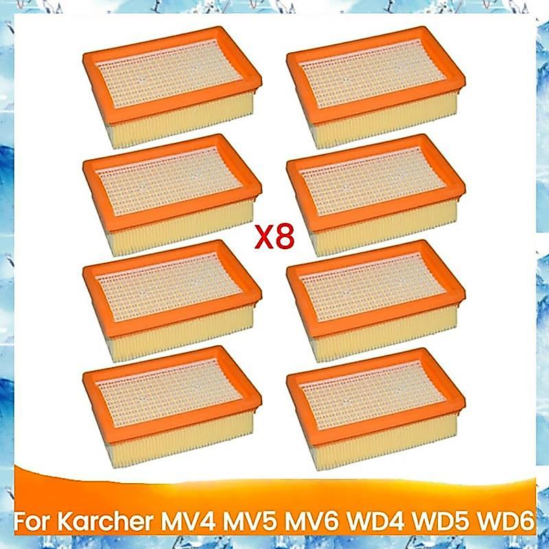 [Bcd] Filtro HEPA 8 Peças De Substituição Para Acessórios De Aspirador De Pó MV4 MV5 MV6 WD4 WD5 WD6