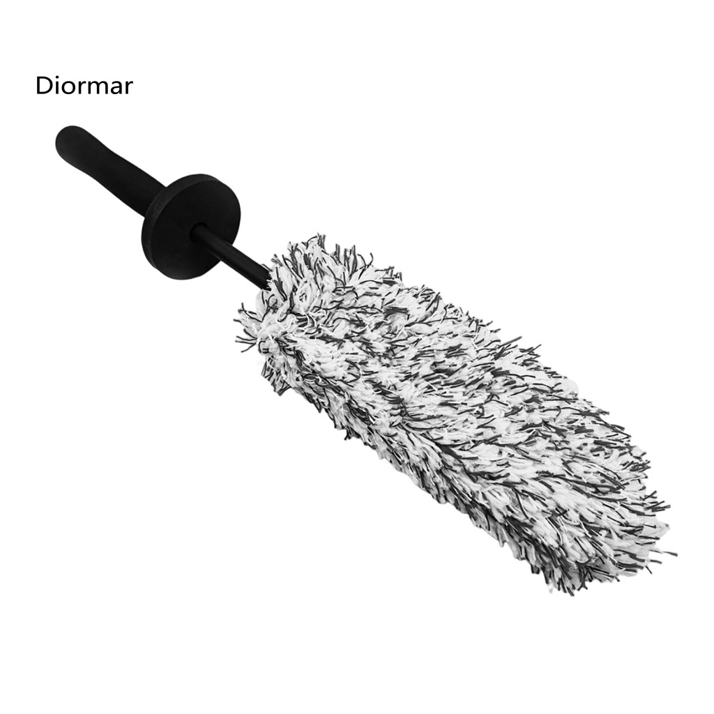 Car Rim Scrubber Microfiber Edge-friendly Brush Detailing Soft Wheel Cleaner Tire Spoke Grille Tool for Auto Care Dust R