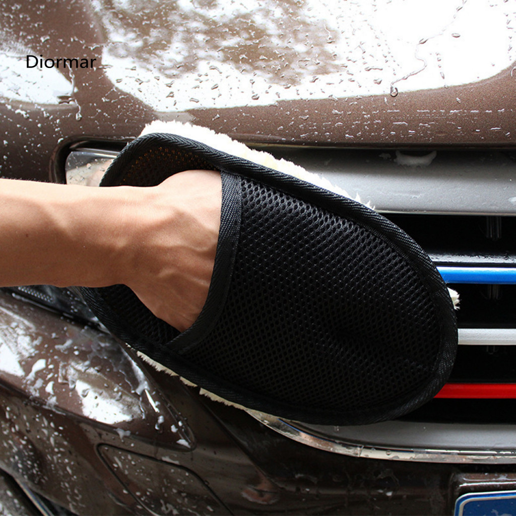 Anti-scratch Car Wash Glove Microfiber 4pcs Mitts – Scratch-free Lint-free Auto Detailing Gloves for Easy Beauty for S