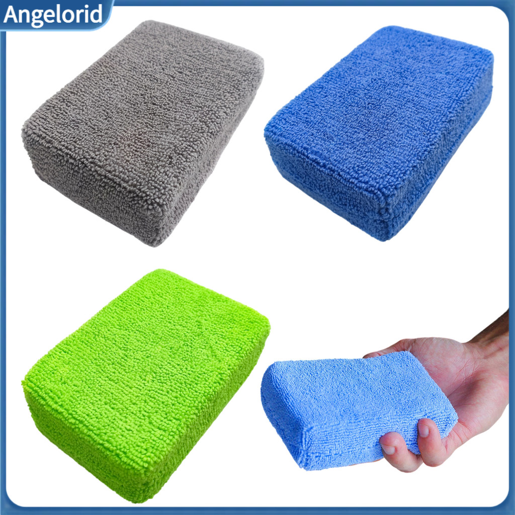 Motorcycle Yacht Rv Glove Microfiber Car Wash Mitt High Density Sponge – Soft Reusable Washable Pad for Automotive Det