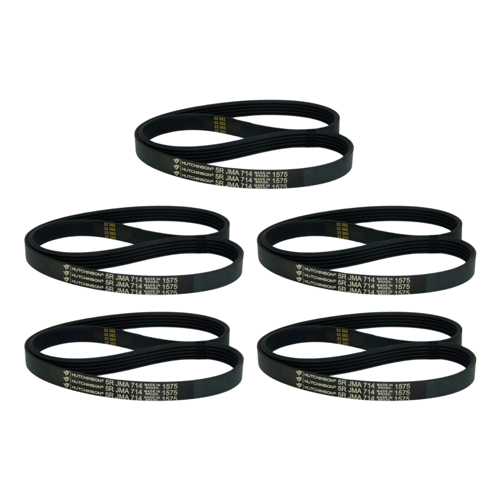 KIT 5 CORREIA 5JMA 714 65976541 LAVADORA ELECTROLUX LBU15 LTC15 LTD15 LTP15 LTR15 LT15F LTD16 LTP16
