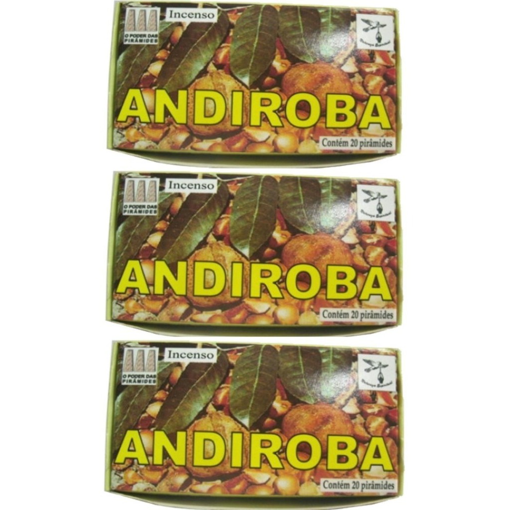 3 Caixas De Defumador Natureza Espiritual - Andiroba