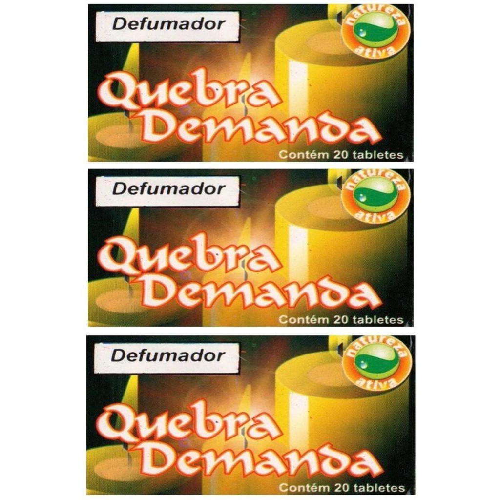 3 Caixas De Defumador Natureza Espiritual - Quebra Demanda