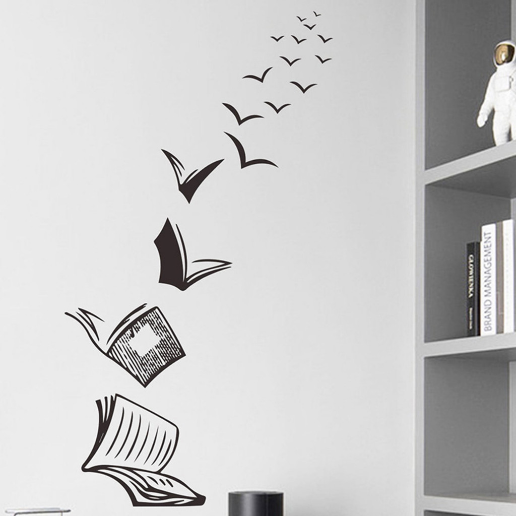Window Sticker Sticky Wall Decoration Waterproof Pvc Decal Strong Adhesive Removable for Door Book – Durable Self-stic