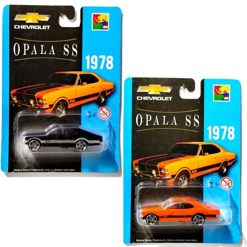 miniaturas colecionáveis CKS carros Brasileiro Opala SS