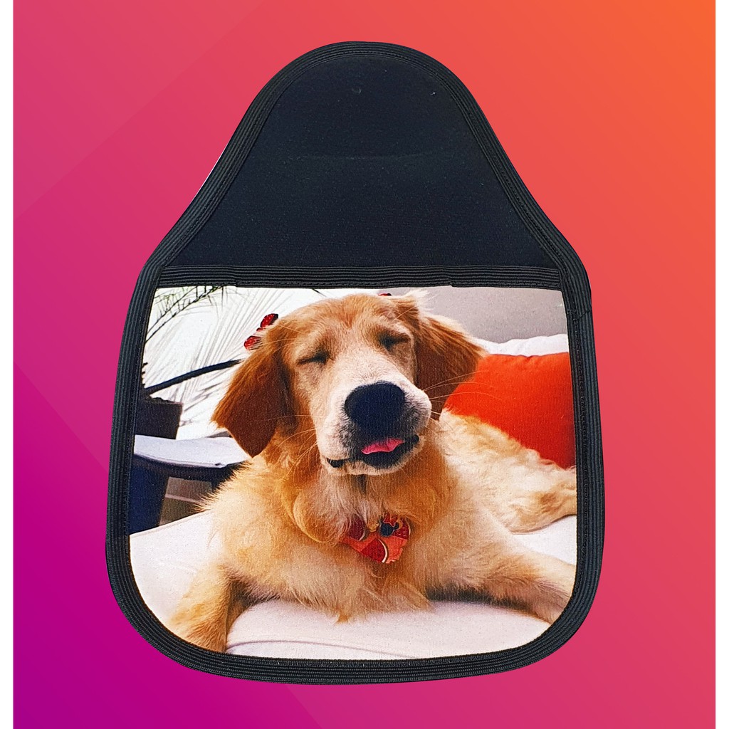 Porta Lixeira para Carro Neoprene Cachorro Puppy Labrador