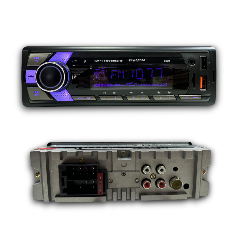 Rádio De Carro Para Sandero Mp3 Bluetooth 7 Cores, 200w
