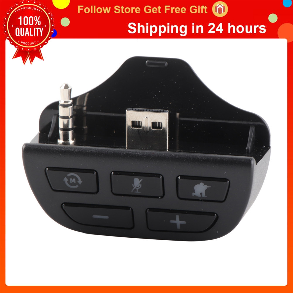 Swsww Adaptador de fone de ouvido estéreo Archuu para um amplificador de som, microfone de áudio sem perdas, 4 modos