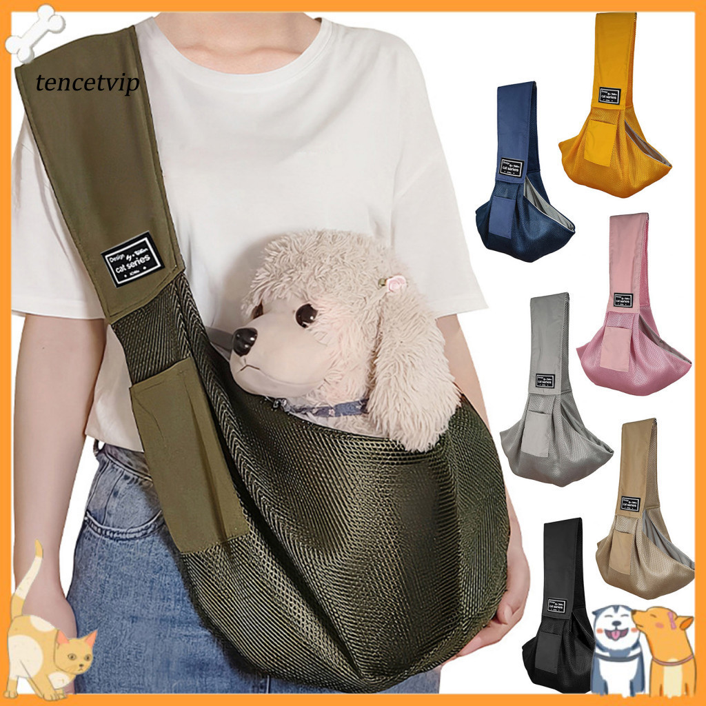 Vip Pet Carrier Sling Fivela De Segurança Dog Para Cães Pequenos Gatos Mãos-Livres Bag Com Malha Respirável Confortável