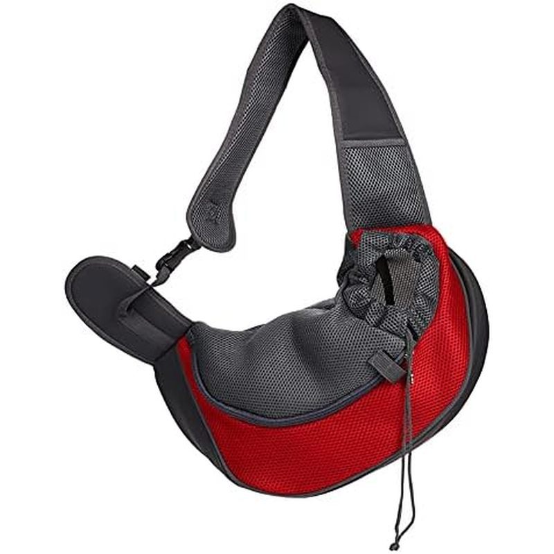 Love Dream Dog Sling Carrier Para Cães Pequenos Gato Filhote De Cachorro Crossbody Bag | Mãos-Livres , Gancho De Seguran