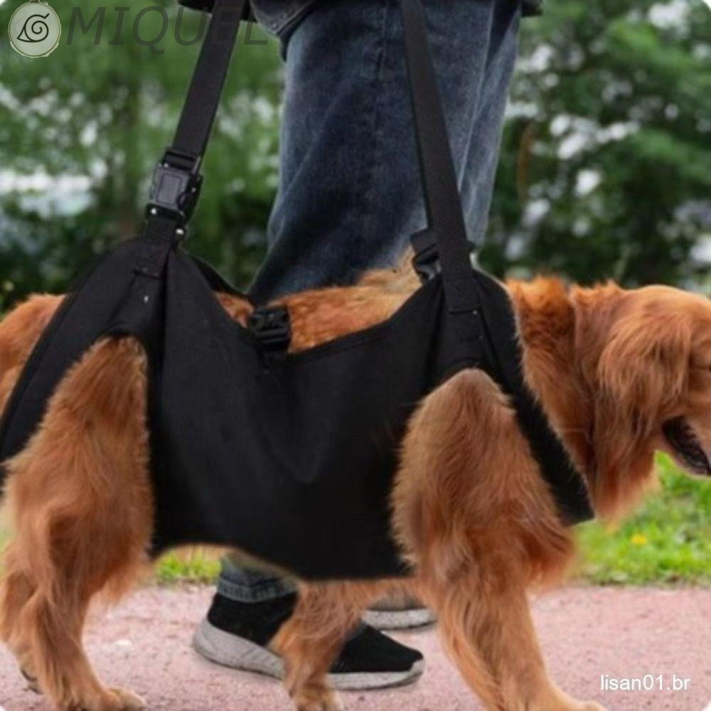 Dog Sling Carrier , Alça Ajustável Arnês Portátil Para Elevação De Cães , Suporte Pernas Oxford Colete De Levanta