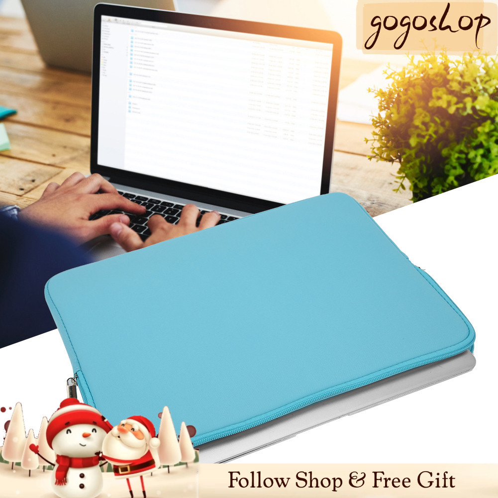 Gogoshopp-br Bolsa de transporte para laptop bolsa de negócios minimalista com zíper de metal para tablet de 14 15 15,6