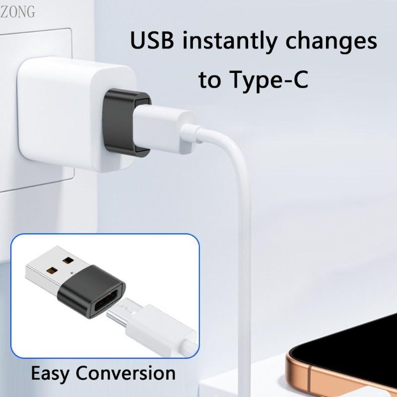 ZONG Tipo C Para USB3 1 Adaptador Portátil USB 3 1 Conversor Metal Fácil Usar Laptop Tablet Smartphon