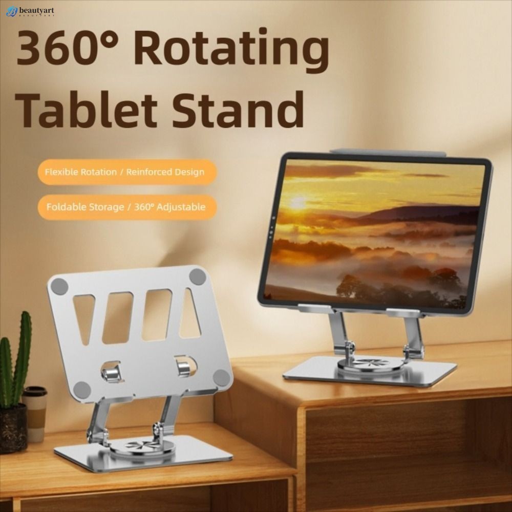 360 ° Suporte Giratório Dobrável Para Tablet-De Metal Ajustável Universal Laptop De 10 A 13 Polegadas