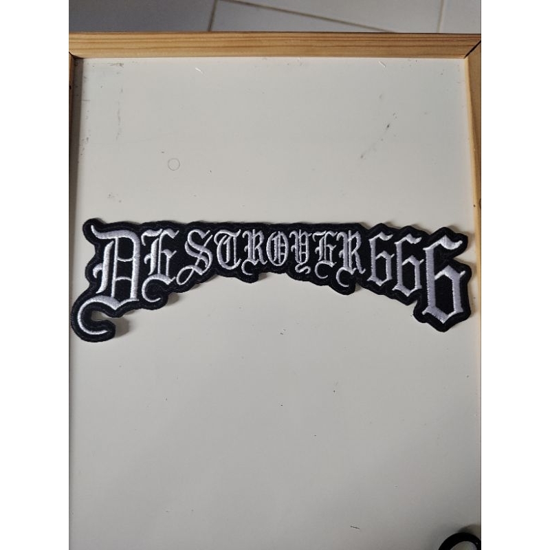 PATCH BORDADO TERMOCOLANTE-BANDA-ROCK-METAL-DESTROYER 5