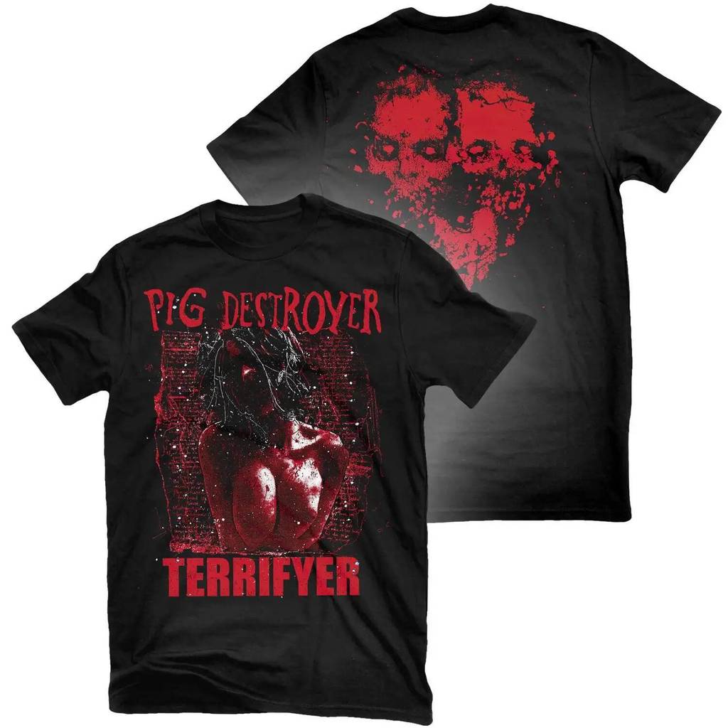 Pig Destroyer Rock Band Gráfico Camiseta De Alta Qualidade 100 % Algodão Gola Redonda Casual Unissex Top De Verão