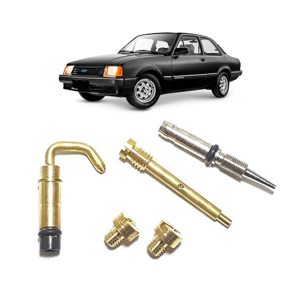 Kit Gicle Carburador Solex 2E Chevette 1.6 1992 em diante Gasolina