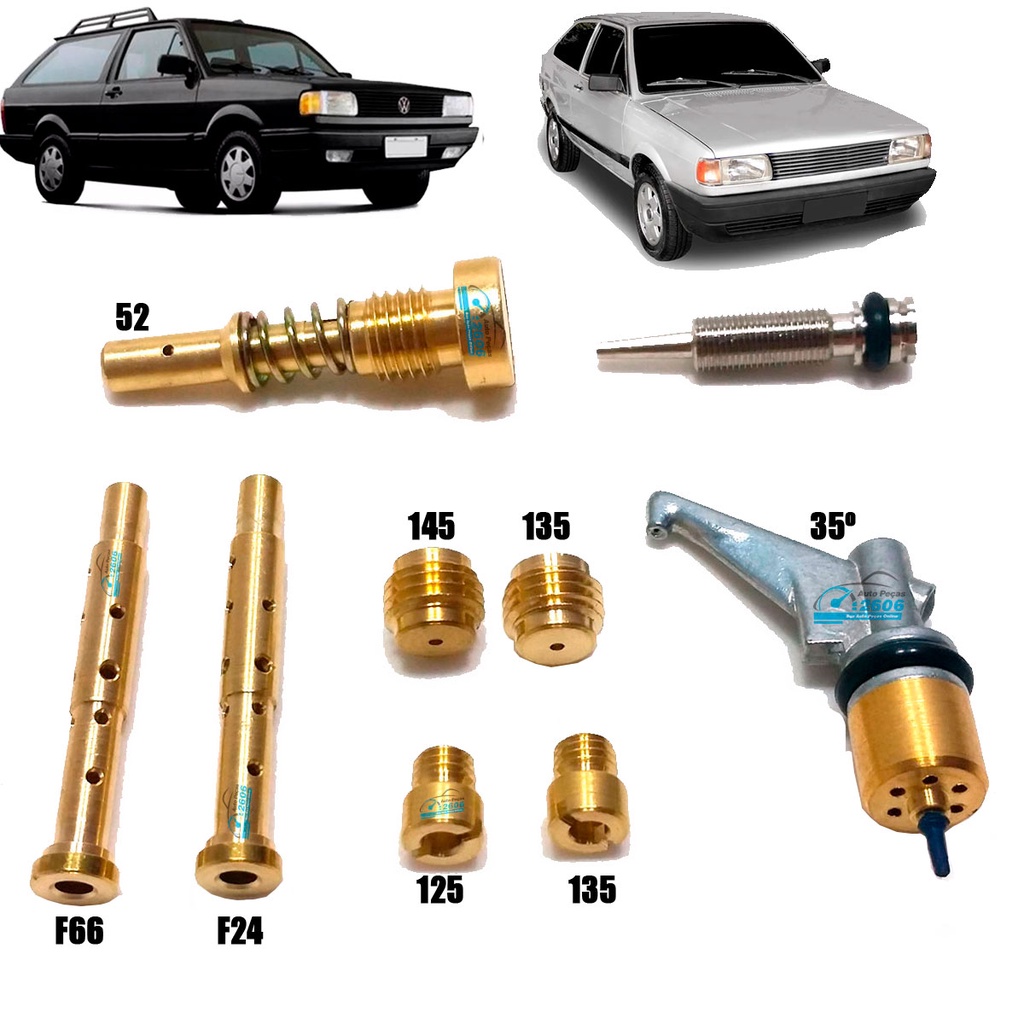 Kit Gicle Carburador Weber TLDZ Gol Voyage Parati 1.8 Gasolina Após 1991