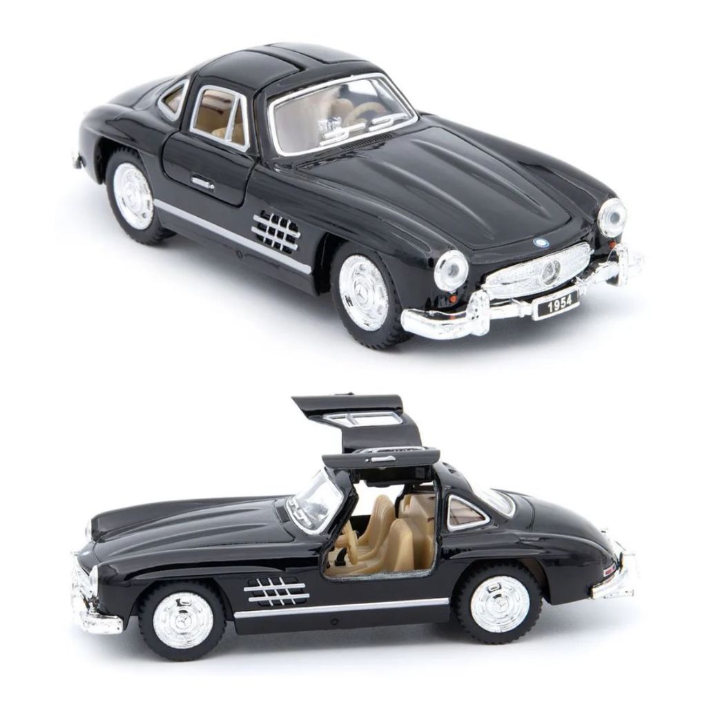 Miniatura 1954 Mercedes Benz 300SL - Escala 1/36 Carrinho Metal