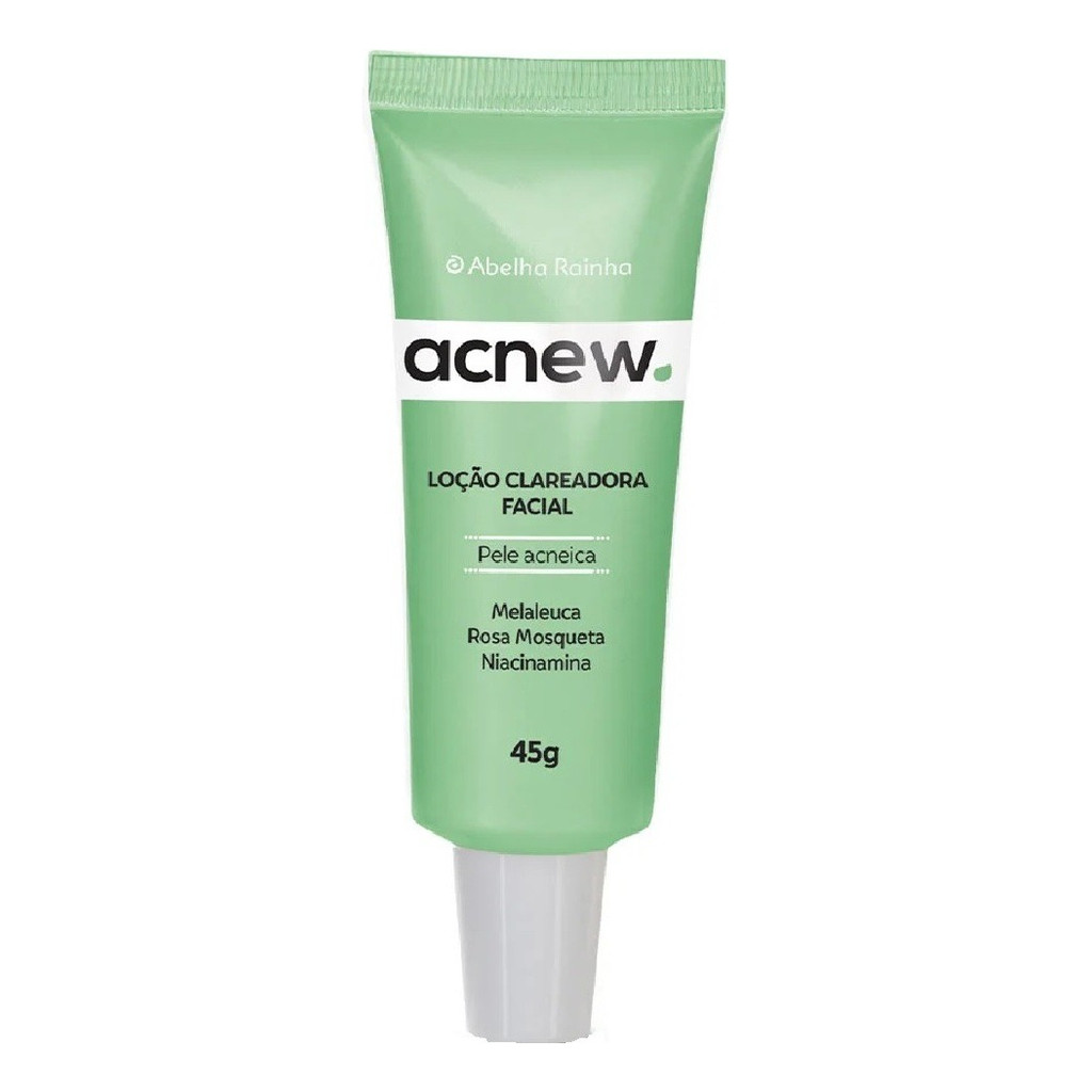 Loção Clareadora Facial Antiacne Acnew Abelha Rainha 45g Momento de aplicação Noite Tipo de pele Todo tipo de pele