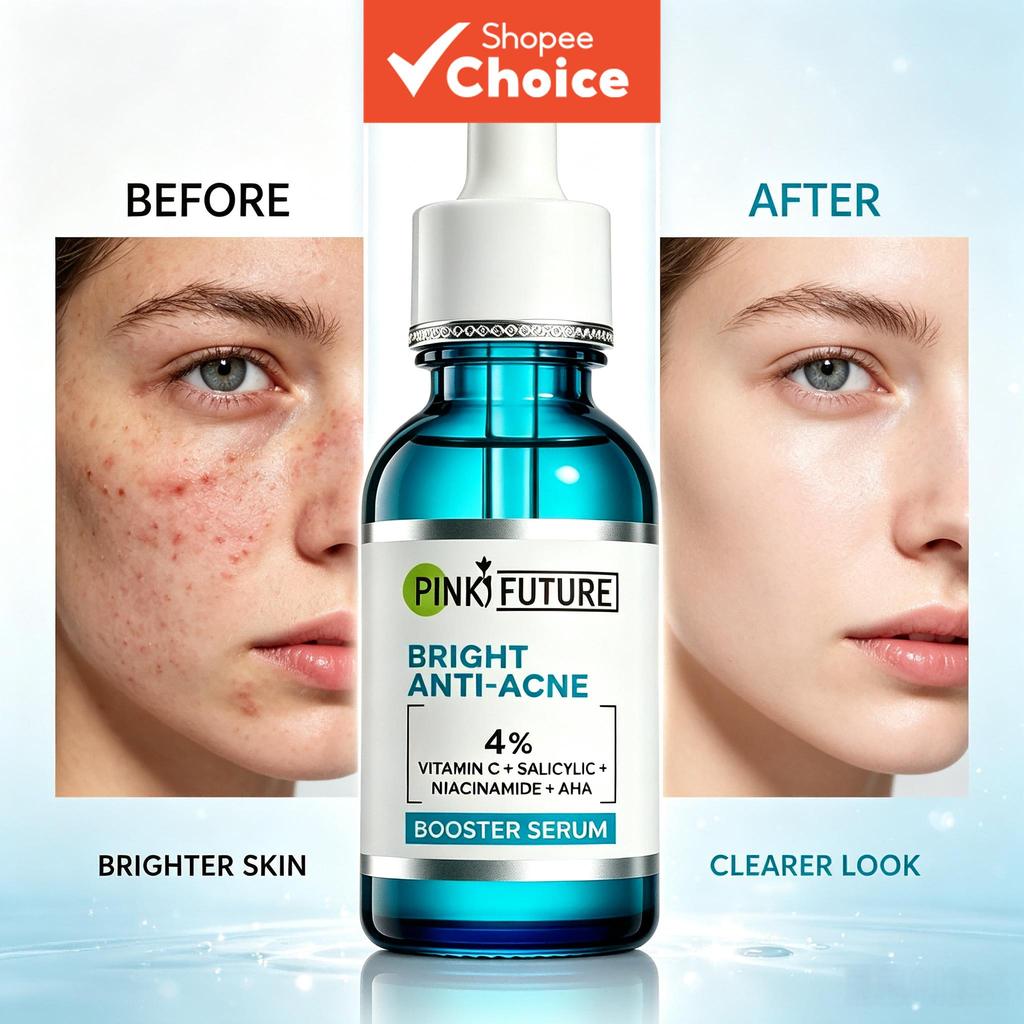 Pink Future Antiacne, Clarificador, Poros Apertados, Clareador da Pele