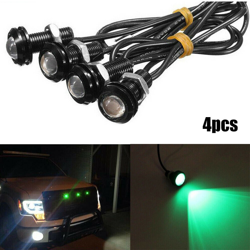 Kit De Iluminação De Grade Verde LED Estilo 4 Peças Para Ford Truck SUV Raptor