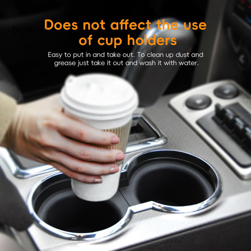 Cup Holder Stabilizer for Ford F-150 High Elastic Coaster for Trucks Insert for 2004-2014 Spill-proof Flexible Durable C