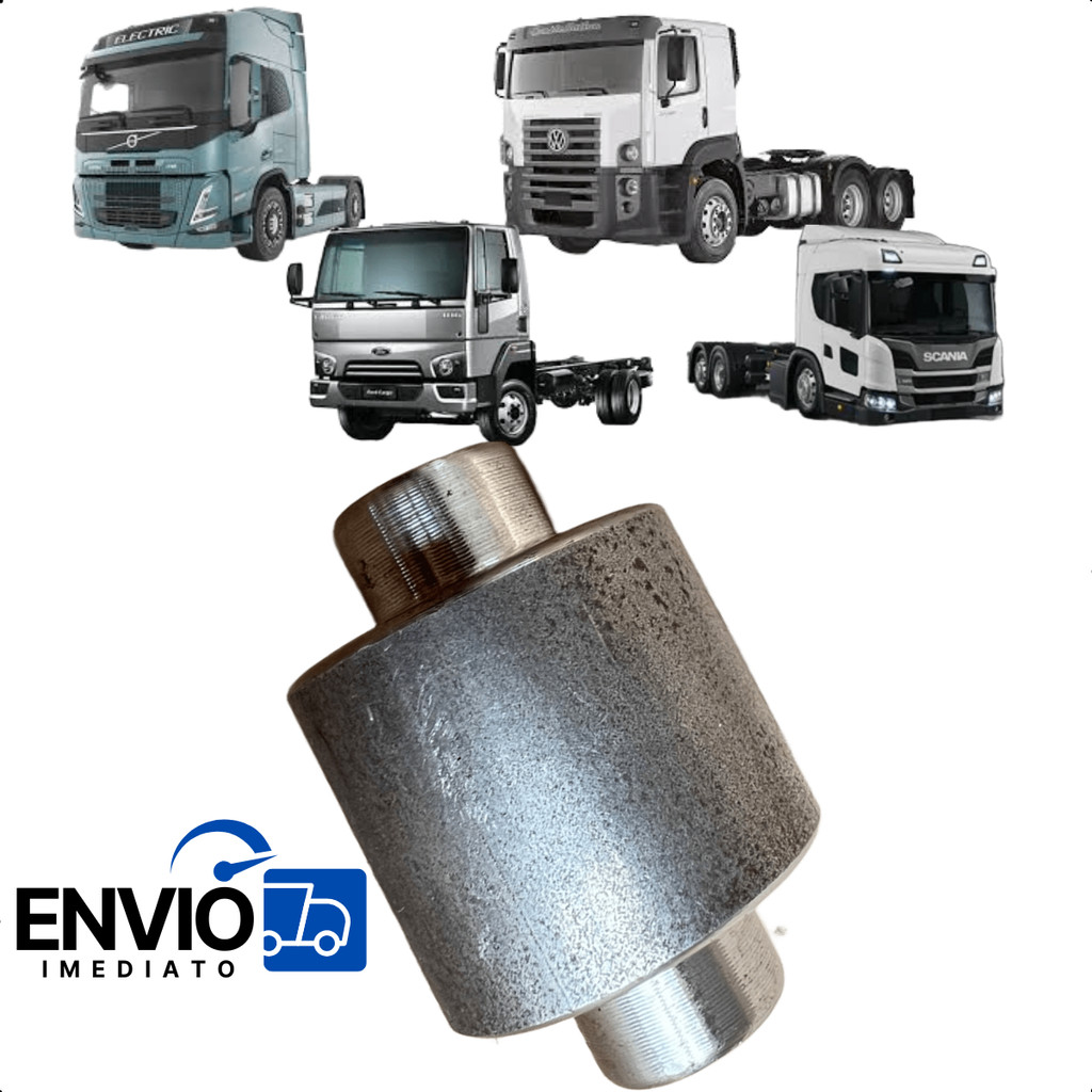Rolete Roldana Patim Freio 38mm Truck Carreta Ford Cargo Volvo Scania Volkswagen