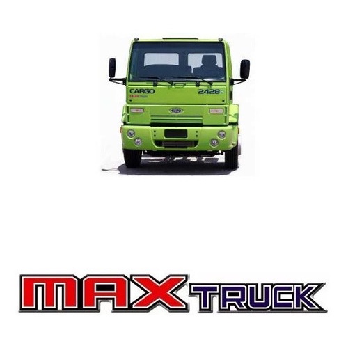 Adesivo Emblema Max Truck Ford Cargo Resinado