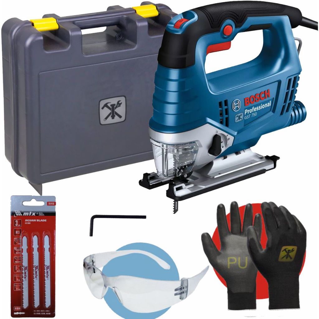 Serra Tico Tico Profissional 520w Gst 750 Bosch Com kit Maleta