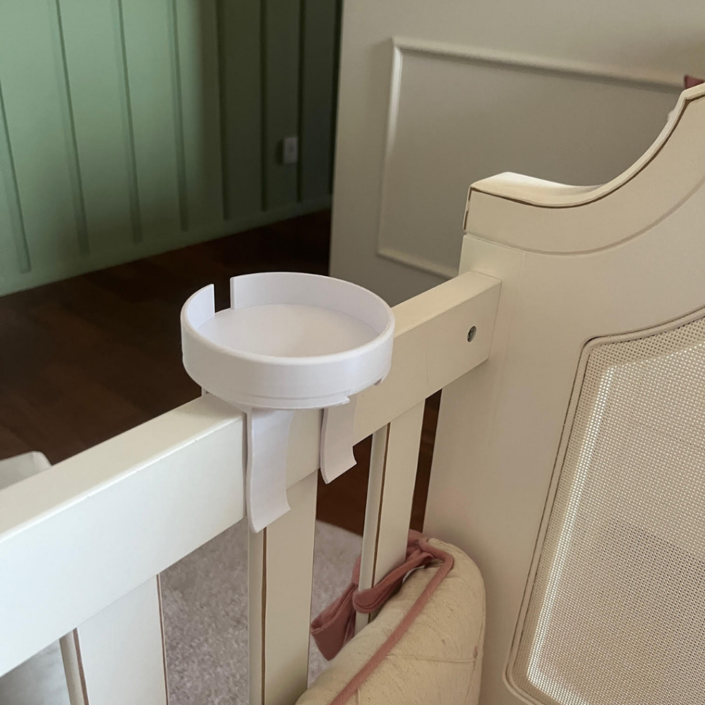 Suporte para Babá Eletrônica de Berço Base Grande Universal Ajustável - Câmera com Áudio e Monitor Bebê Encaixa no Berço