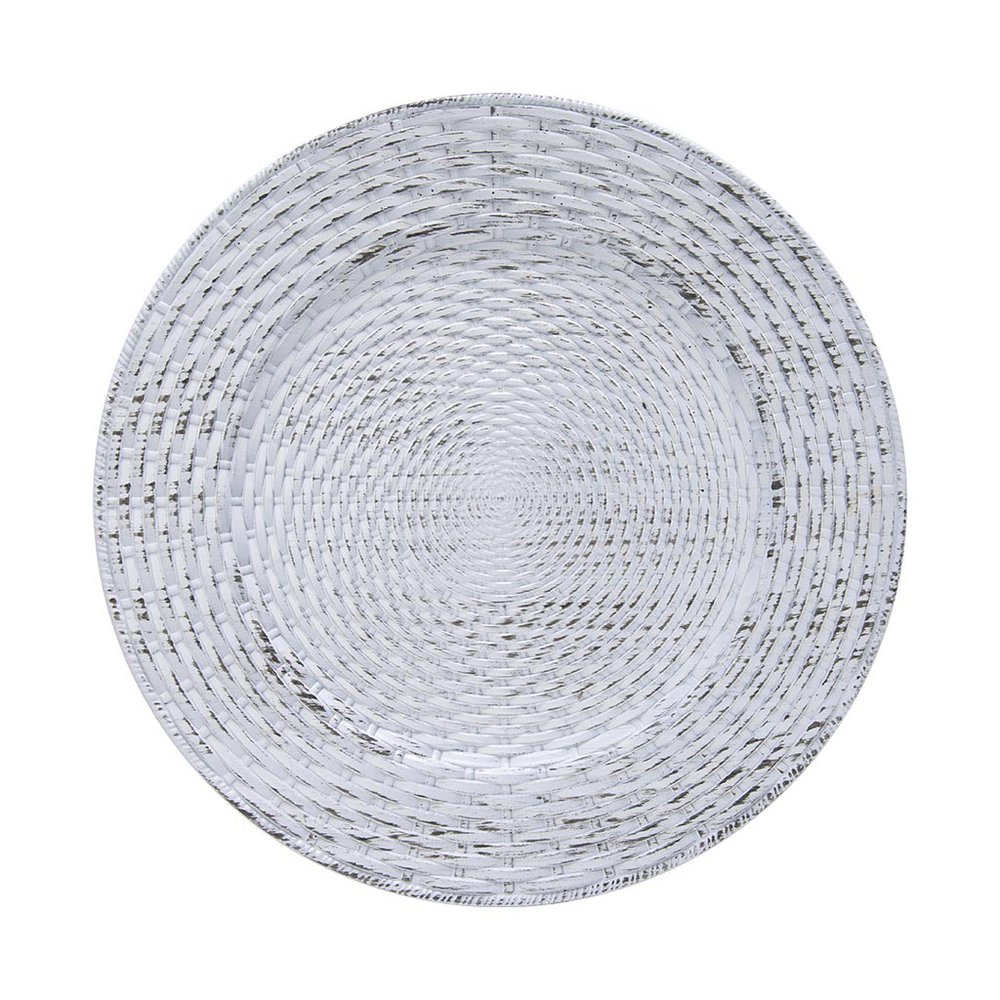 Sousplat Galles Vime White Antique