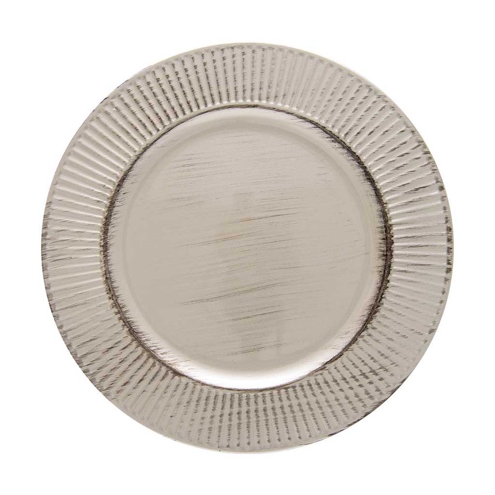Sousplat Galles Radial Champagne Antique