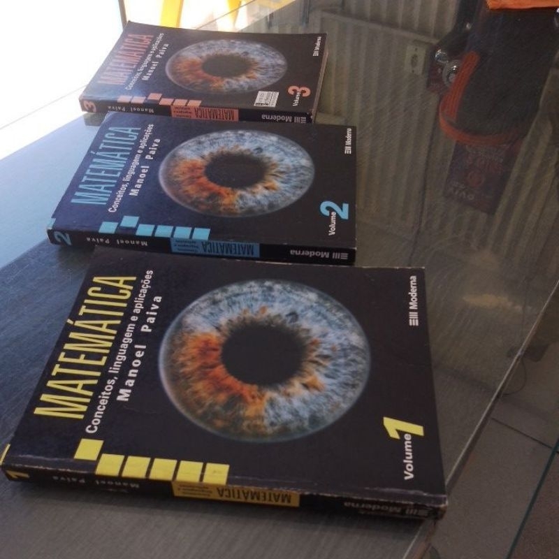 MATEMÁTICA MANOEL PAIVA VOL1, 2, 3 ENS MÉDIO 1 EDIÇÃO.