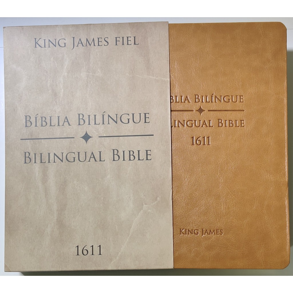 BIBLIA BILÍNGUE - BILINGUAL BIBLE - BKJ FIEL 1611