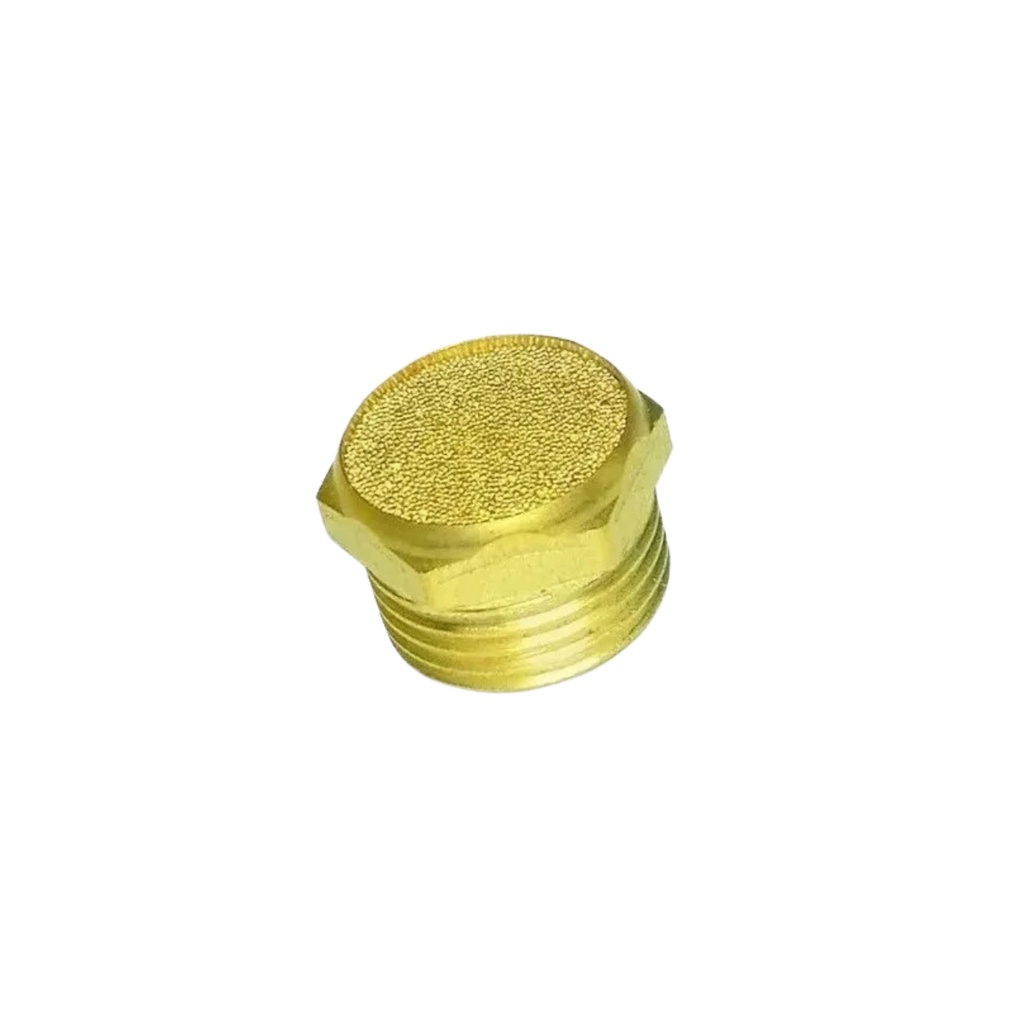 Silenciadores Pneumáticos Reto Rosca 1/4 Bsp P/ Válvula 4pcs