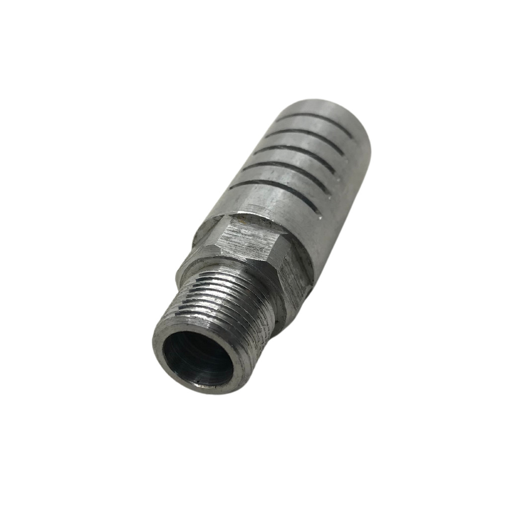 Silenciador Pneumático Charuto Alumínio Rosca 1/4 bsp