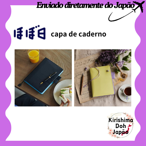 Cores da capa do caderno Hobonichi Techo Cousin (A5): Preto x Azul Claro, Azul Celeste, Cidade de Inverno, Lilás Mel[Enviado diretamente do Japão]