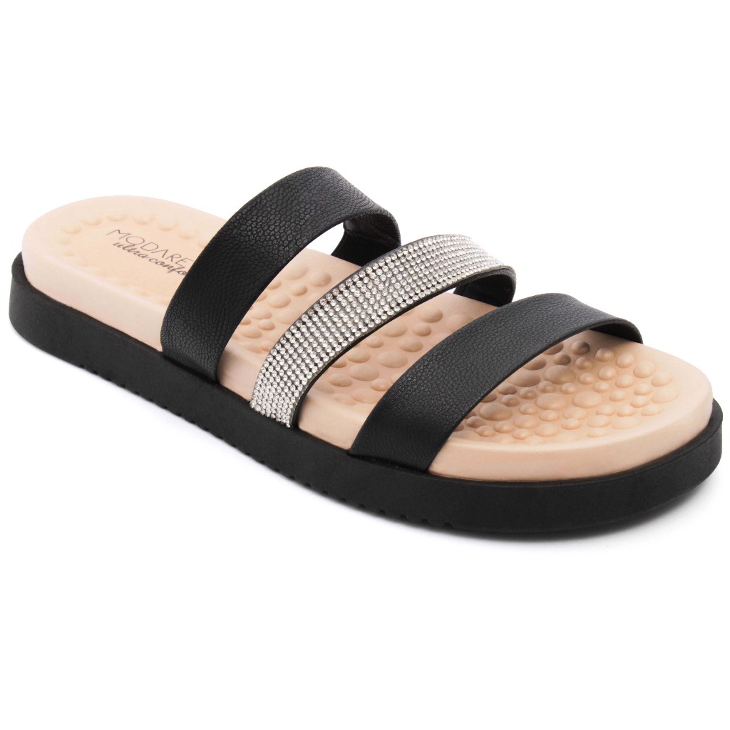 Sandalia modare ultra conforto ortopedica feminina papete original