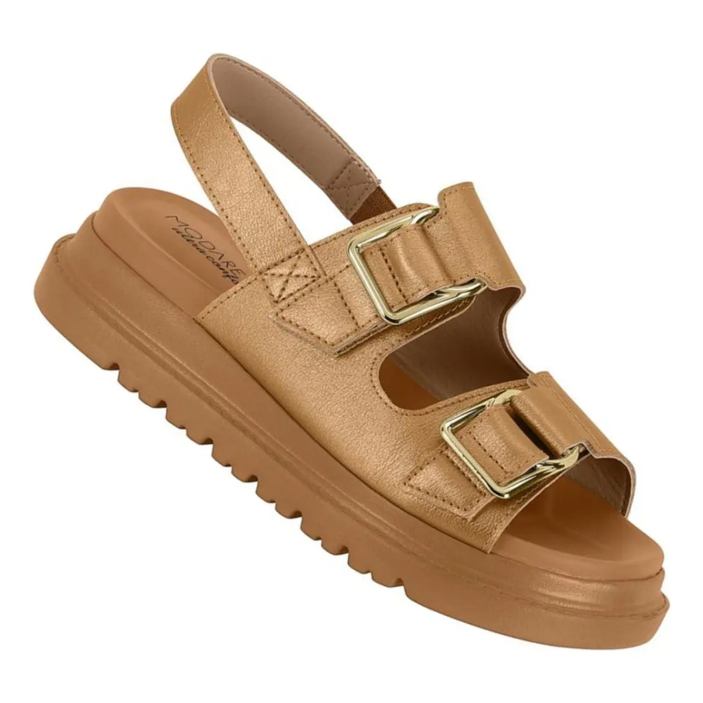 modare sandalia feminina papete confortavel anatomica com ajuste moda
